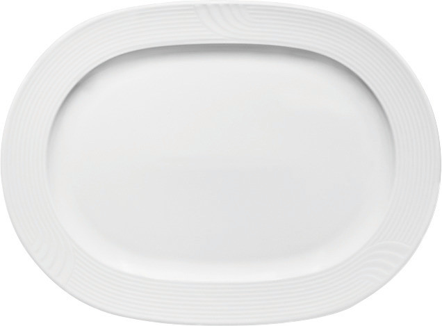 Carat, Platte oval mit Fahne 360 x 267 mm